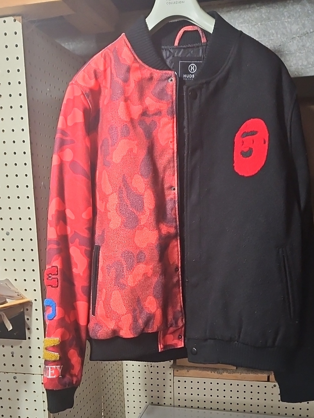 Hudson Jeans Red & Black Mens Jacket Size 3x